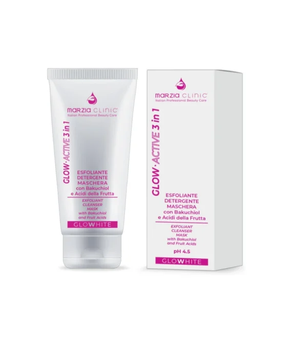 GLOWhite Čistiaca peelingová maska 3v1 Glow·Active