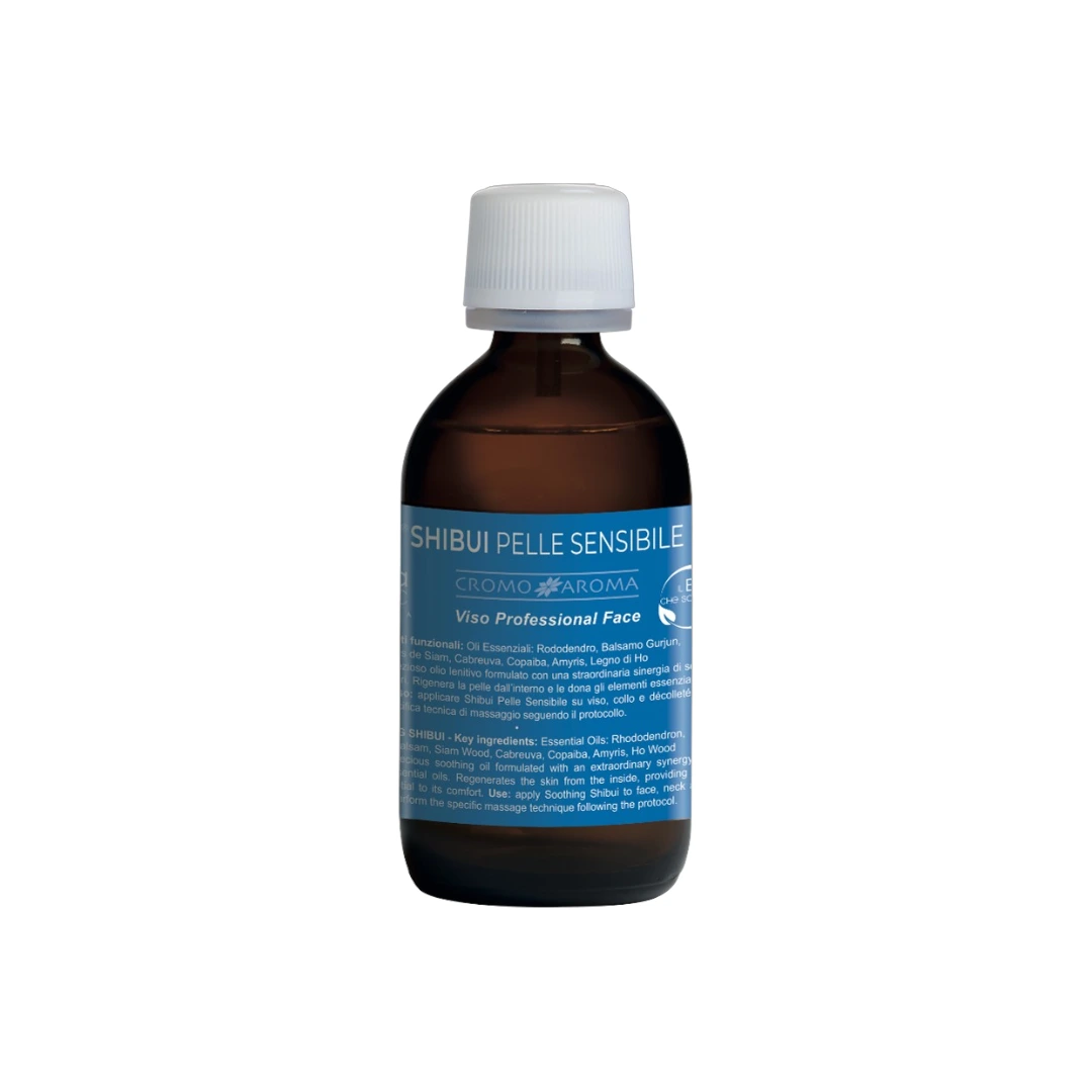 Upokojujúci masážny nektár Shibui pre citlivú pleť Professional Sensitive Skin CromoAroma 1 upokojujúci masážny olej