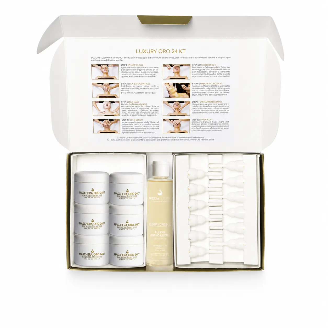 Petali Di Lice Luxusné anti-age ošetrenie s 24-karátovým zlatom Professional 2 Petali Di Lice Luxusné anti-age ošetrenie s 24-karátovým zlatom Professional – Obrázok 2