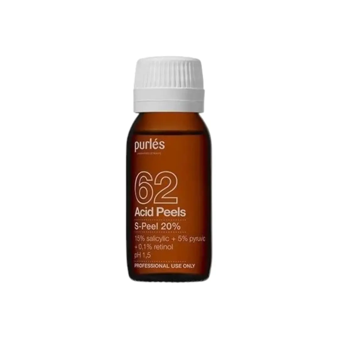 Chemický peeling Purlés 62 S-Peel 20% – kyselina salicylová a retinol 1 Chemický peeling so salicylovou kyselinou – Purlés 62 S-Peel 20%