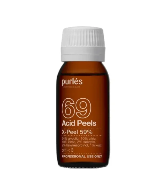 Chemický peeling Purlés 69 X-Peel 59% – zmes kyselín na pigmentácie