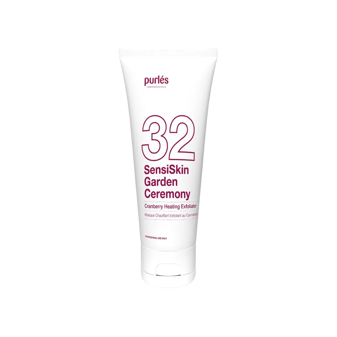 32 Zahrievací peeling brusnica a zeolit pred hĺbkovým čistením Professional 1 zahrievací peeling na pleť