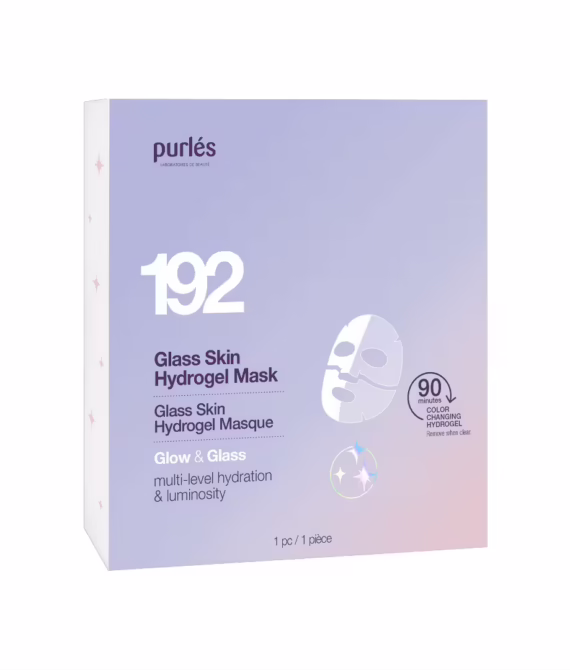 Laurini 7 192 Glow & Glass Hydrogélová maska na sklenenú pleť niacínamid a kolagén 5+1 ks