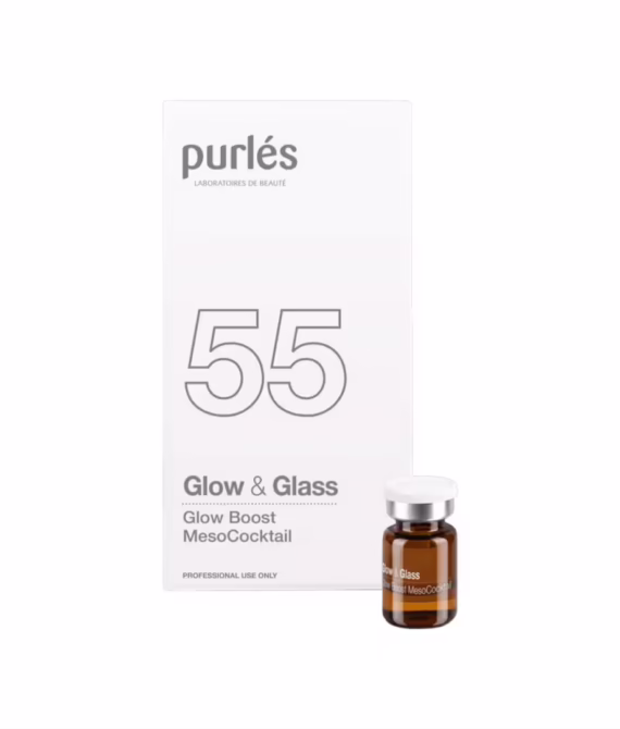 55 Glow & Glass Mezokoktail kyselina tranexamová a glutatión na pigmentácie a sklenenú pleť Professional